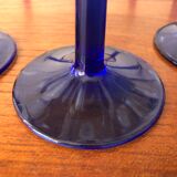 Vintage cobalt blue stemmed lenses