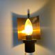 Scandinavian Art Deco Wall Sconce light in Metal/Copper Vintage