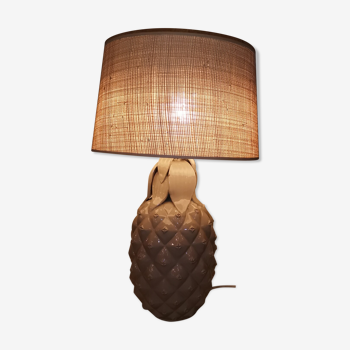 Lampe ananas en terre cuite Cantagalli Italy