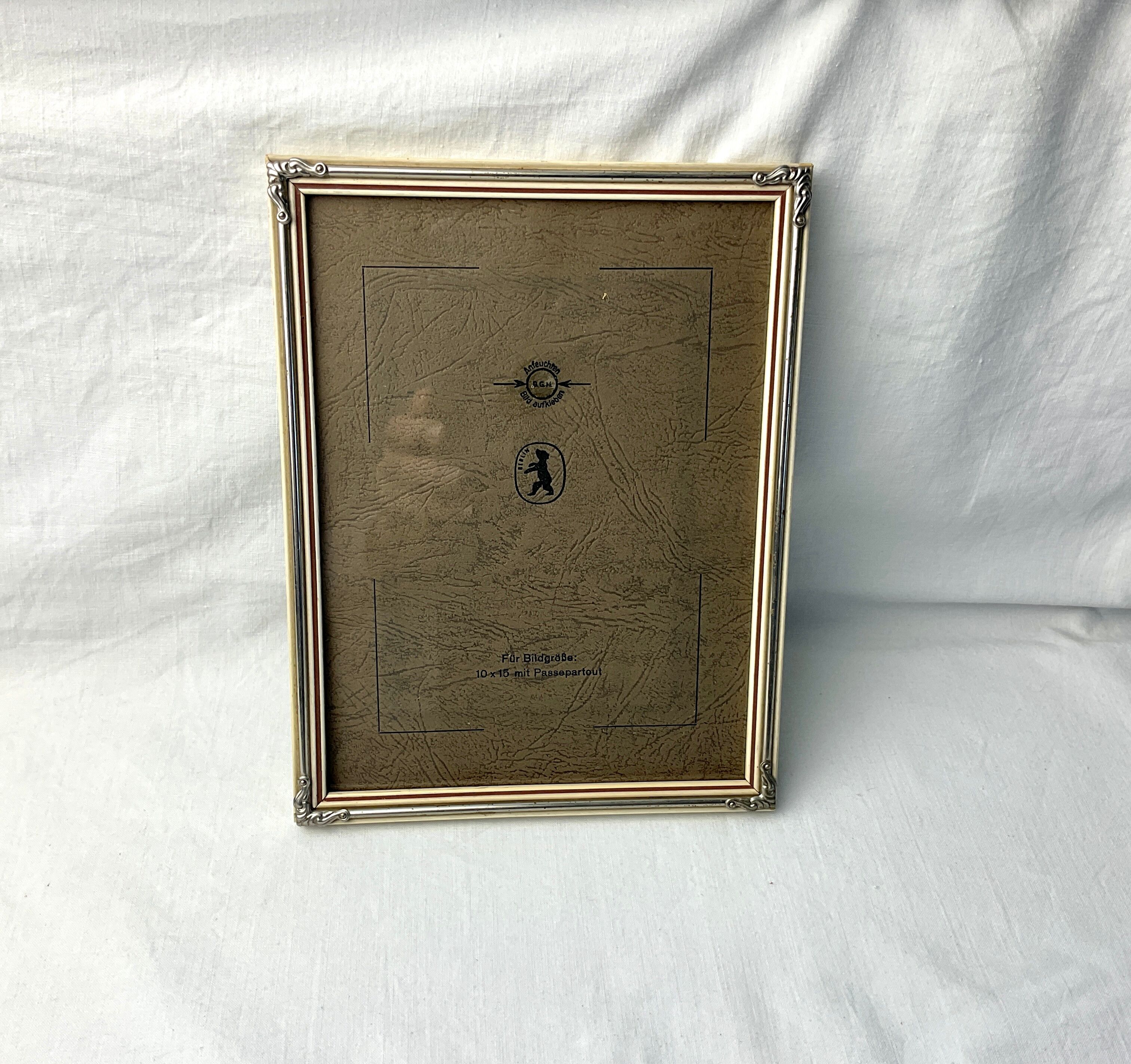 Old wooden and metal frame