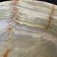 Large vintage hand-carved onyx bowl