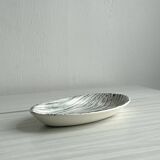 Vide poche, petit plat design noir et blanc Salins France.