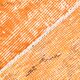 4x8 Pumpink Orange Handmade Vintage Rug, 135x247Cm SK 3194