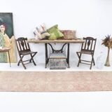 Shades Of Pale Pink Persian Runner Rug