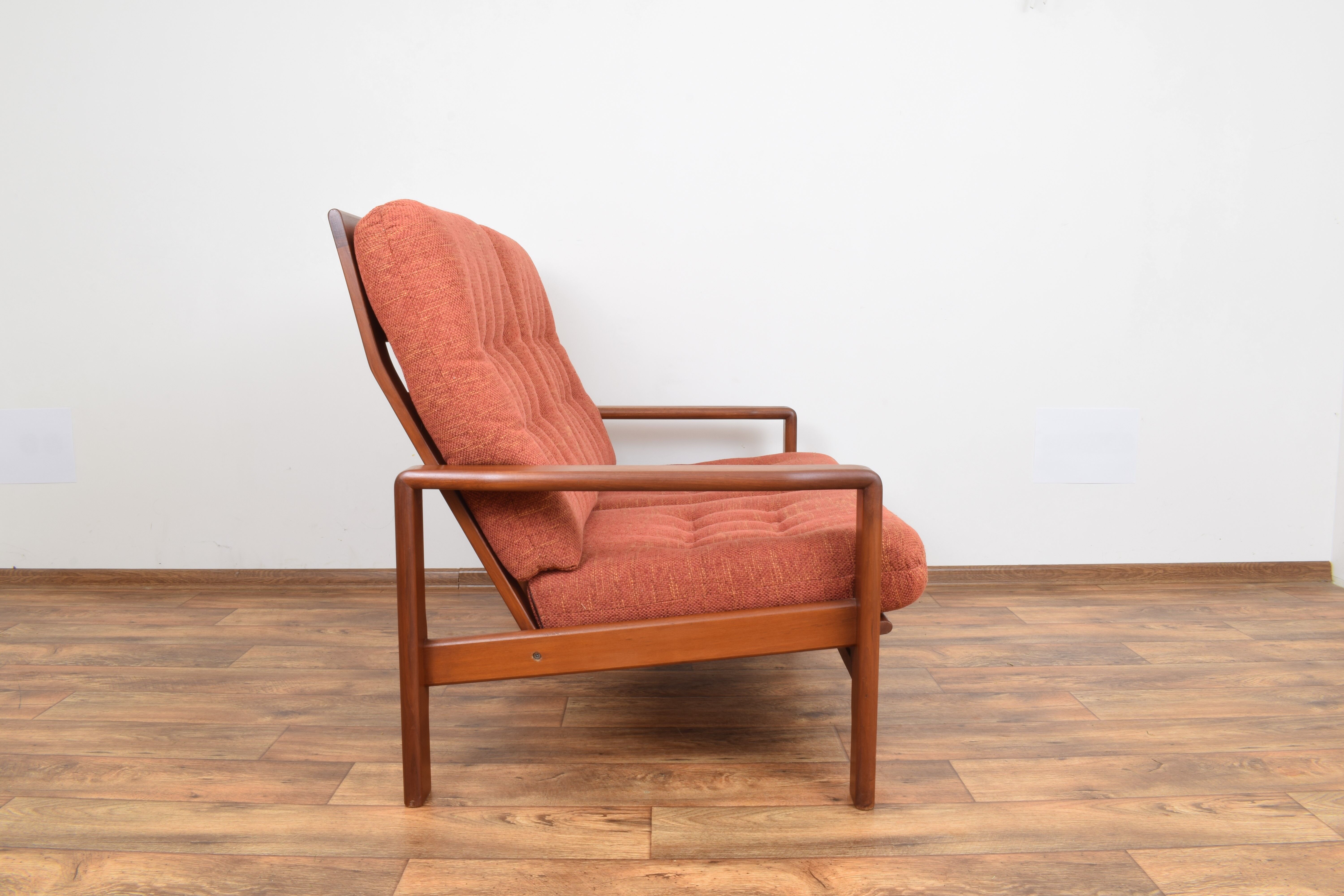 Mid-century Danish teak sofa, 1960s