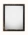 Antique French mirror from the late 19th century with a black painted frame.