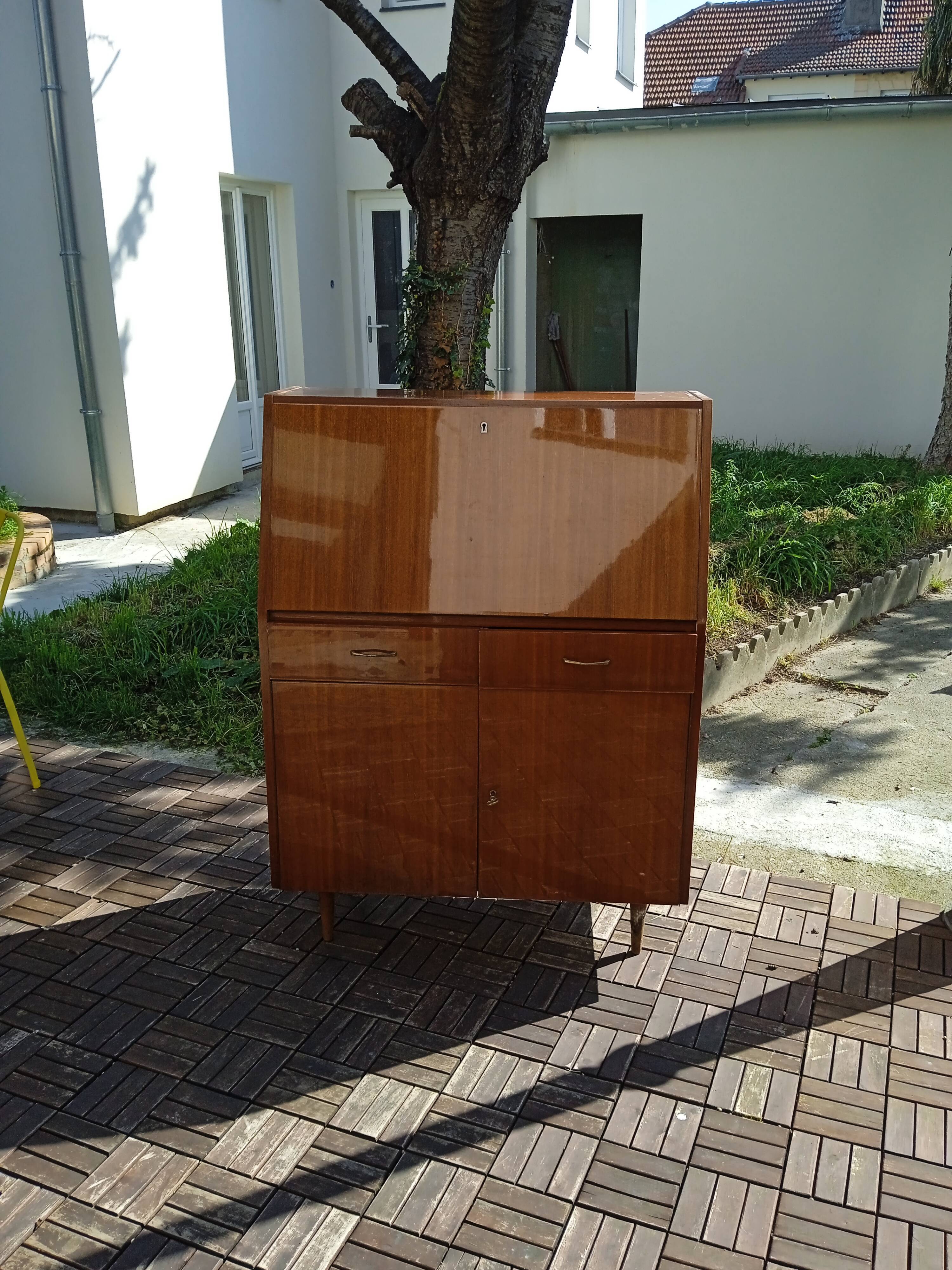 Secretary cherry wood veneer