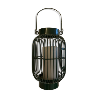 Green metal lantern
