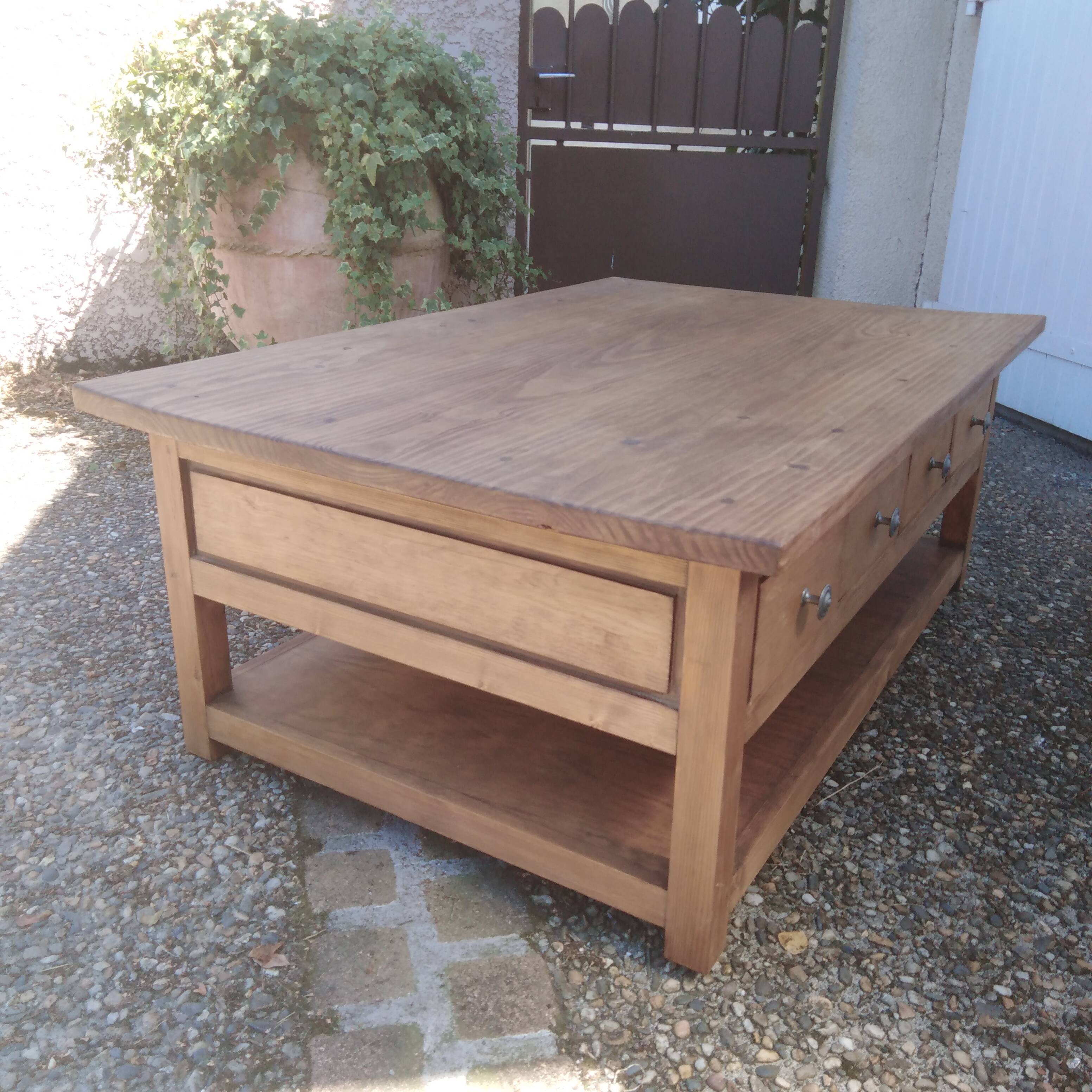 Table basse de ferme