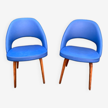 Paire de chaises conférence d'Eero Saarinen, Knoll