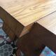 Table basse en orme massif