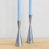 Duo of Diabolo candle holders by Erika Pekkari for Ikea 1990