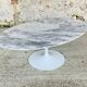 Eero Saarinen coffee table, oval, "Tulip" by Knoll International, circa 70's