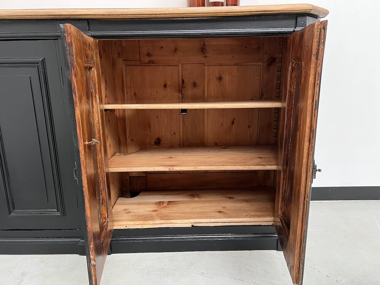 Corner sideboard, 1900s completely restored