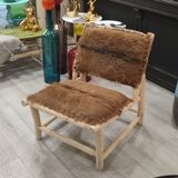 Fauteuil lounge style safari