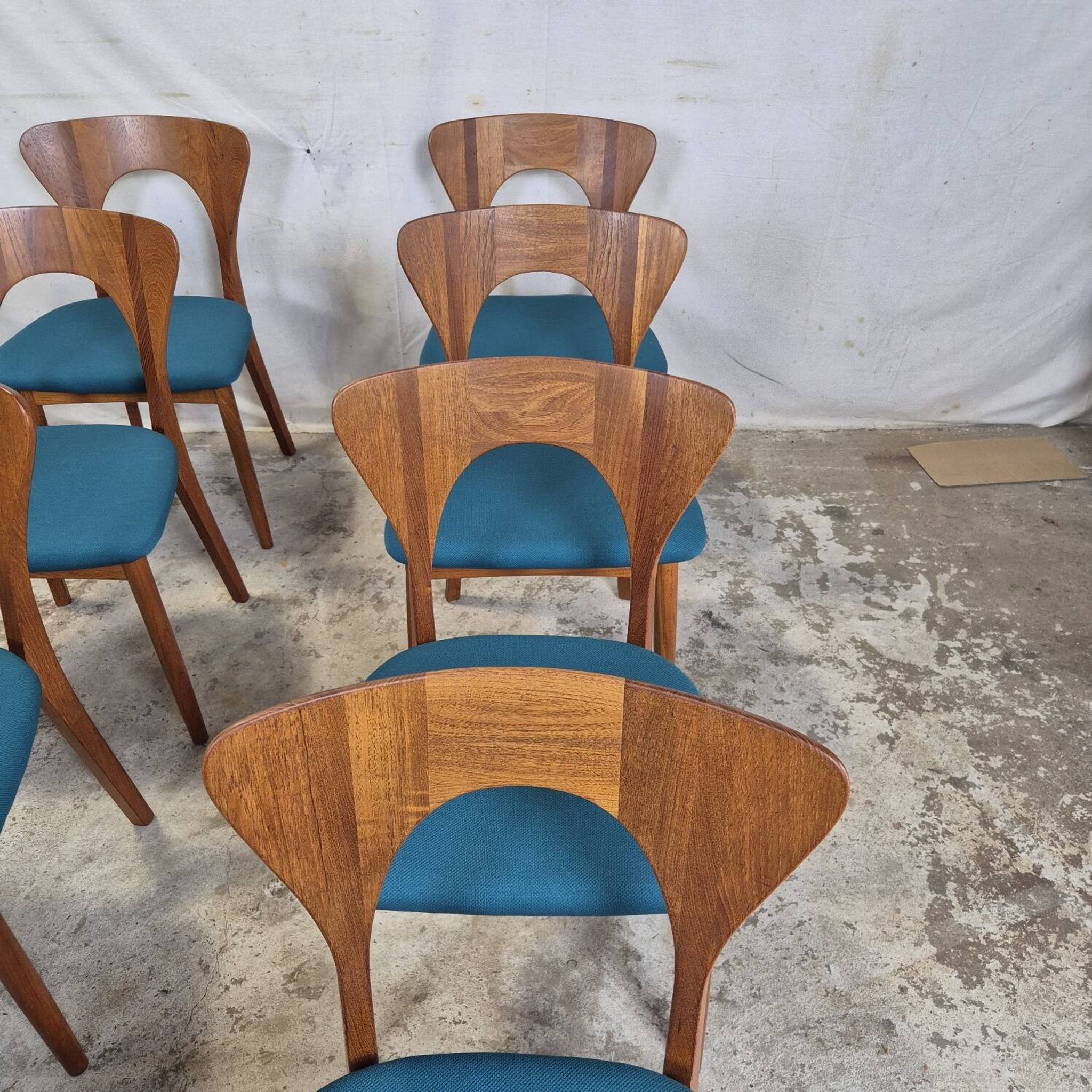 Niels Koefoed 'Peter' Danish chairs vintage