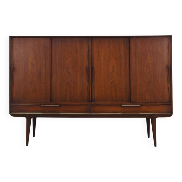 Buffet en palissandre, design danois, années 1970, fabricant : Omann Jun