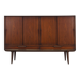 Rosewood highboard, Danish design, 1970s, manufacturer: Omann Jun