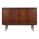 Rosewood highboard, Danish design, 1970s, manufacturer: Omann Jun