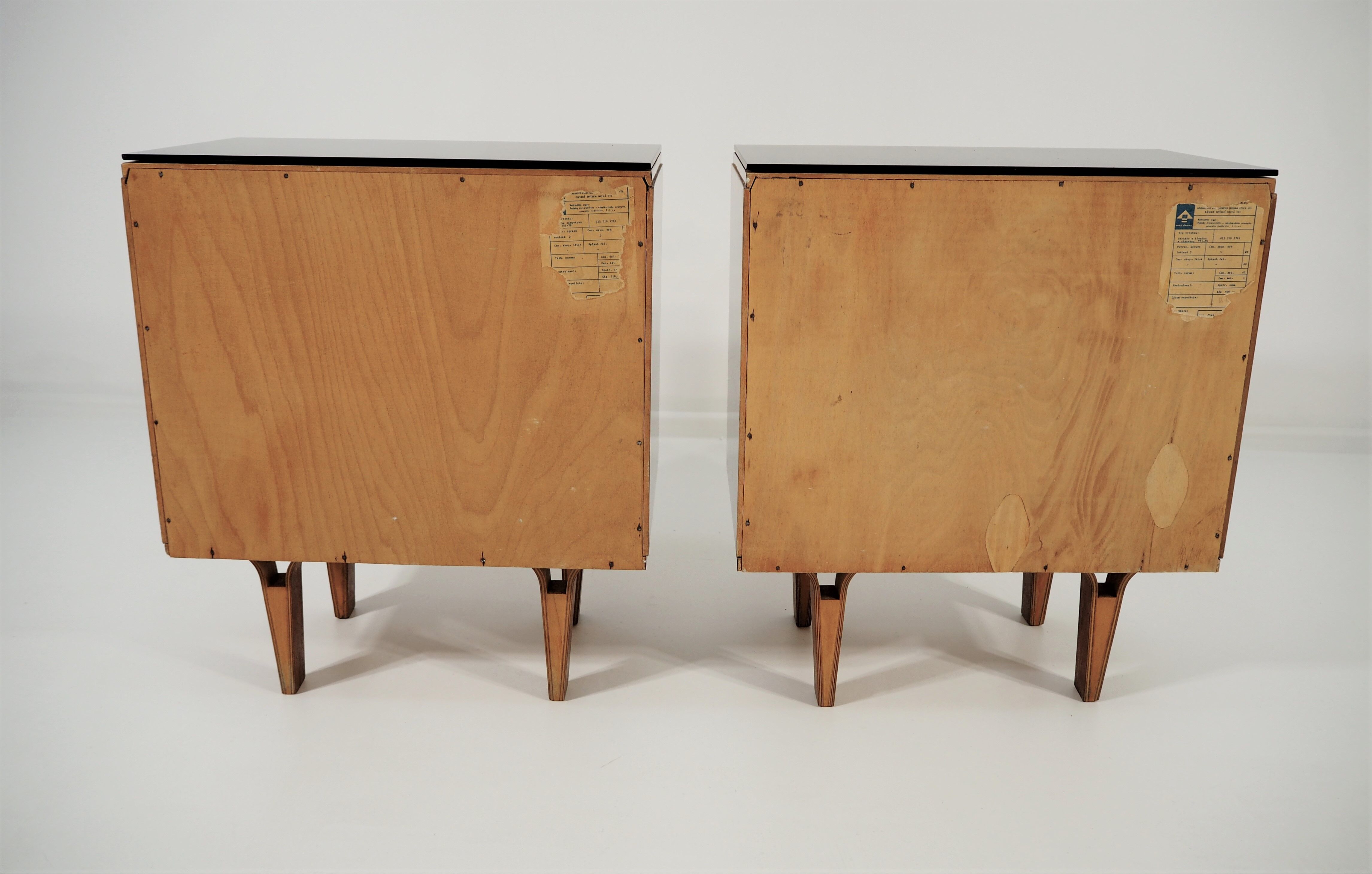 Vintage nightstands 1970s, set of 2