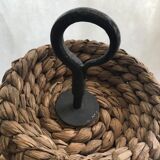 Fruit tray display in braided rope on 3 levels