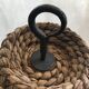 Fruit tray display in braided rope on 3 levels