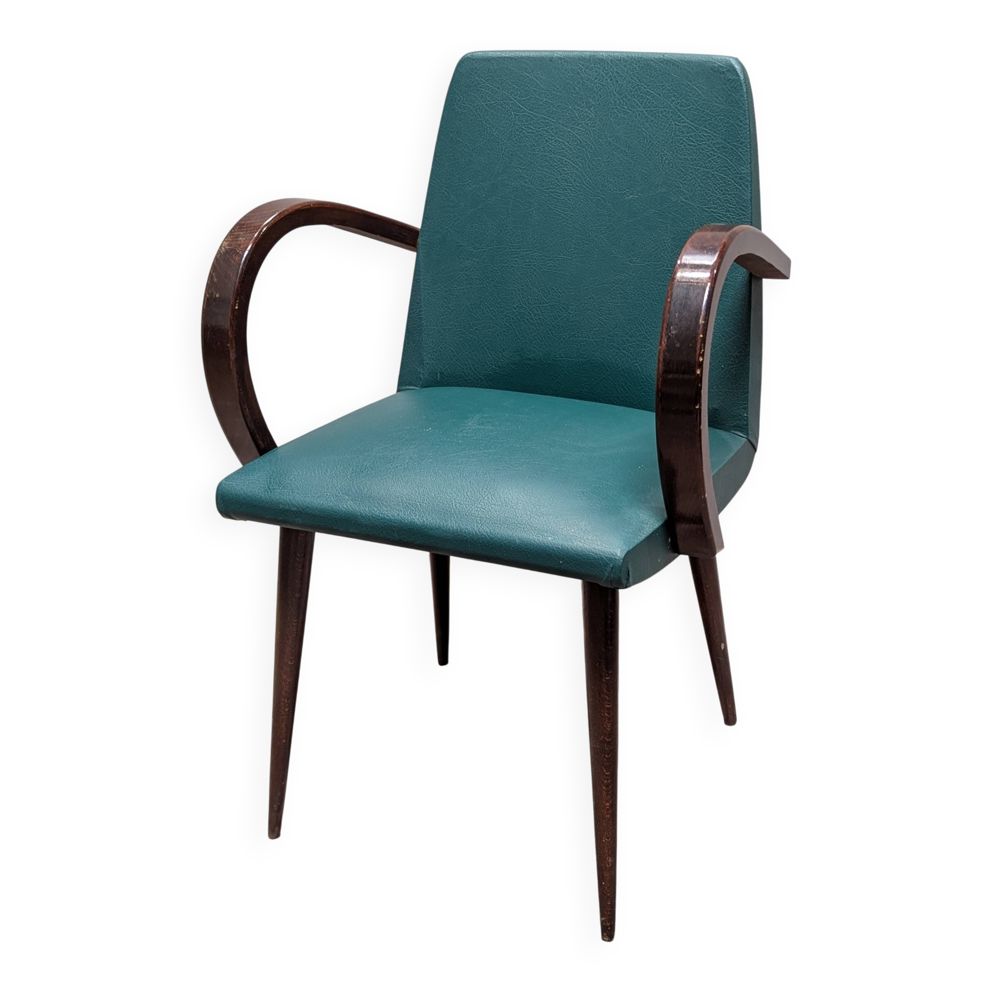 Bridge chair with compass legs