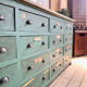 Old workshop drawer unit with original patina.