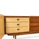 1960s vintage German mid-century walnut sideboard
