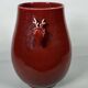 Large red porcelain vase "Ox Blood" - China Qing. 19th century