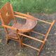 High chair for vintage wooden dolls