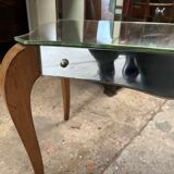 Art deco mirrored coffee table