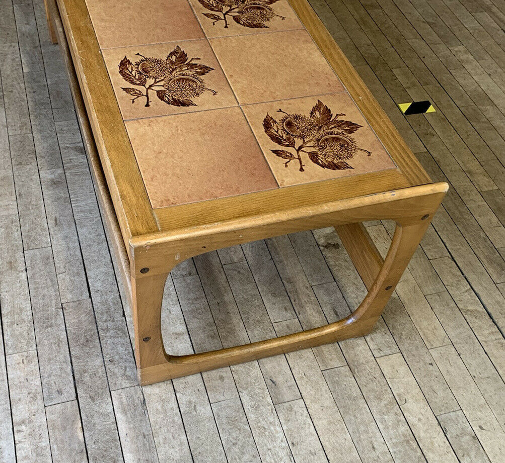 Mid Century Tile Coffee Table | Selency