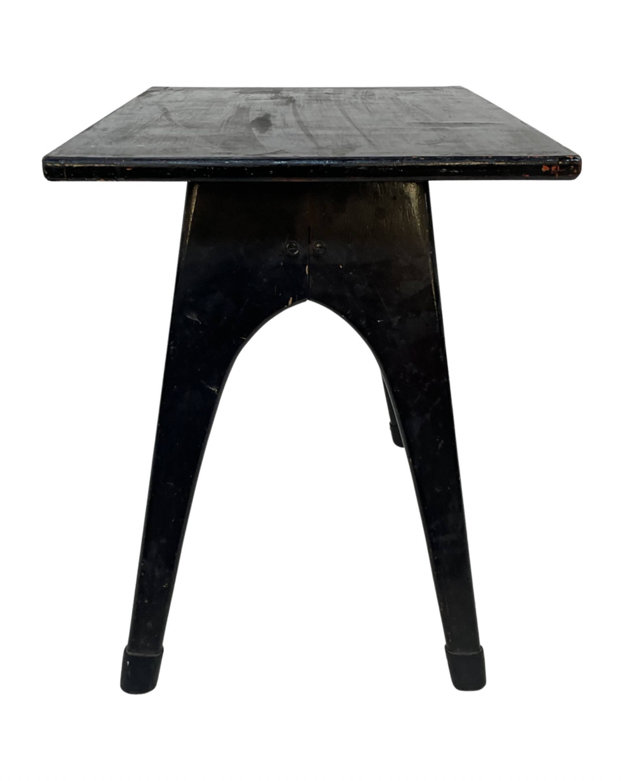 Brutalist table minimalist design 50s