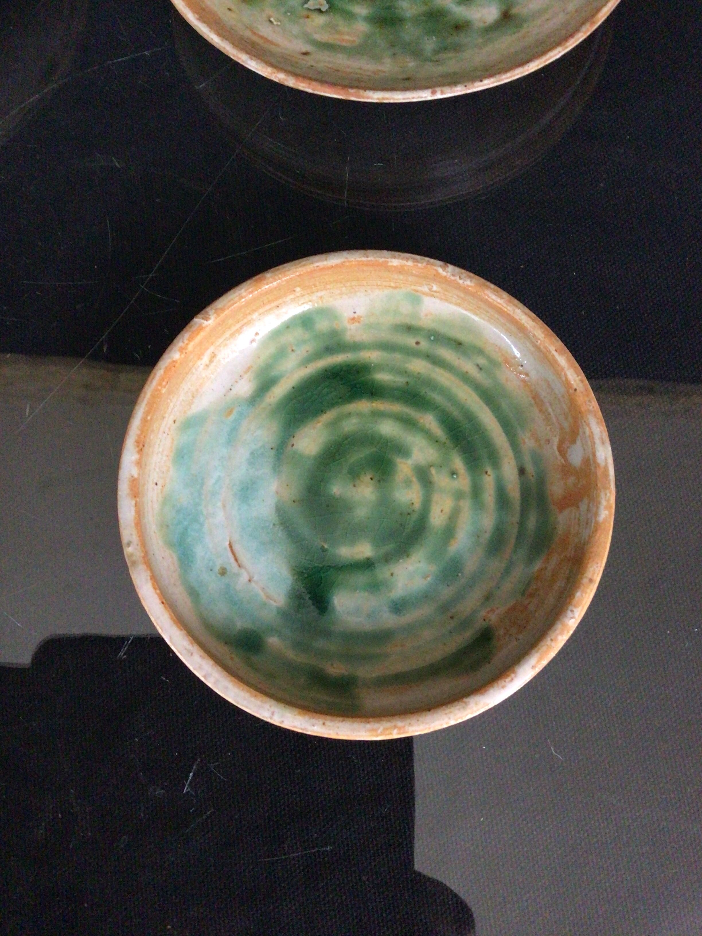 Set of 4 stone stone stone cups Pierre Lion Puisaye