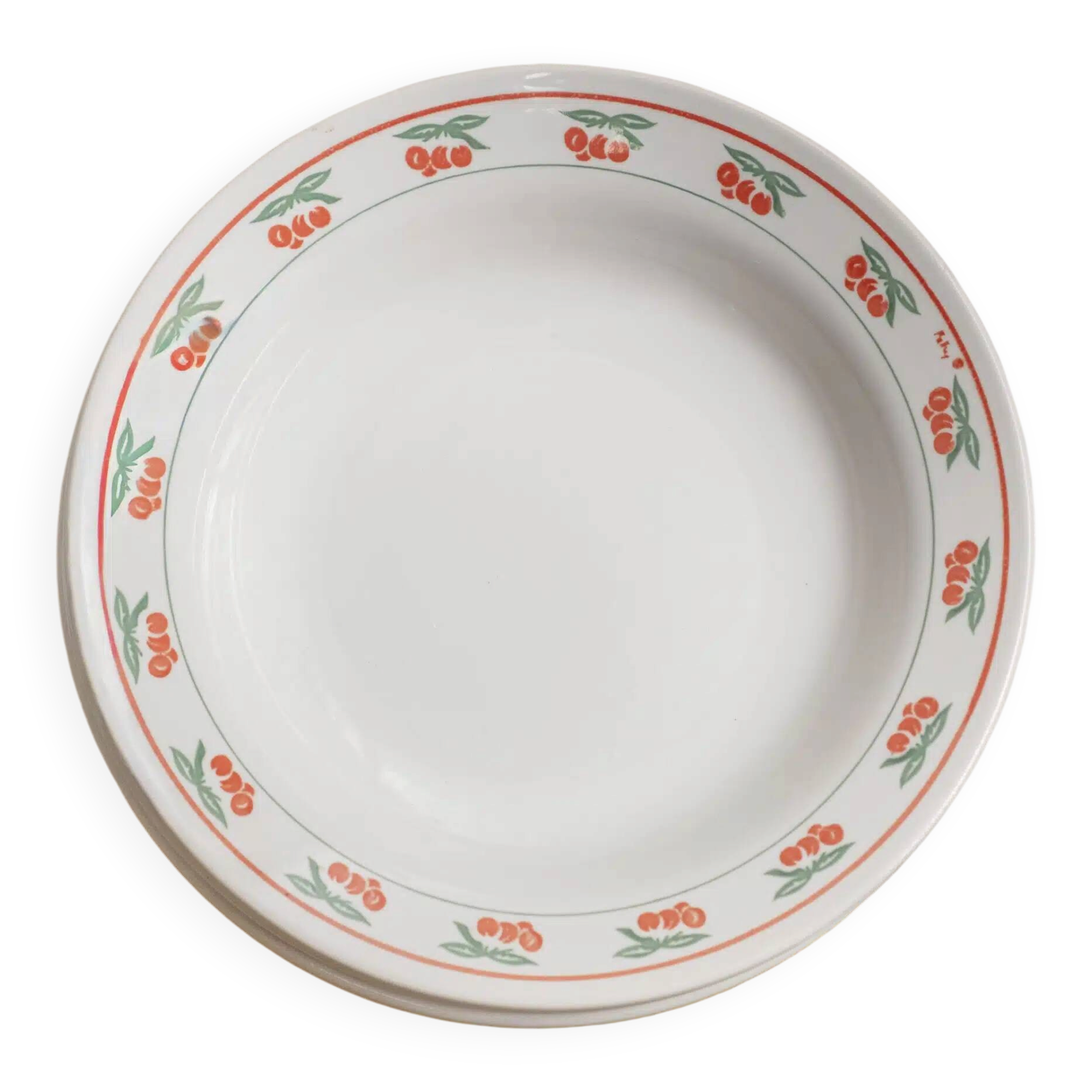 Lot de 6 assiettes creuses « Tomates d’été »