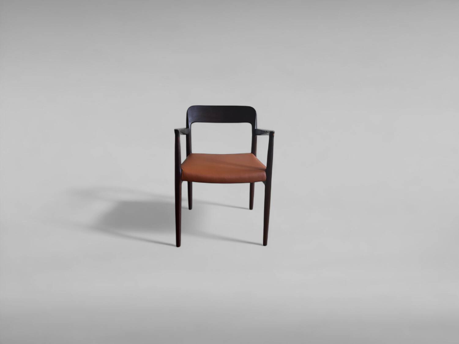 Danish Armlehnenstühle Modell 56 Von Niels O. Møller, 4er Set