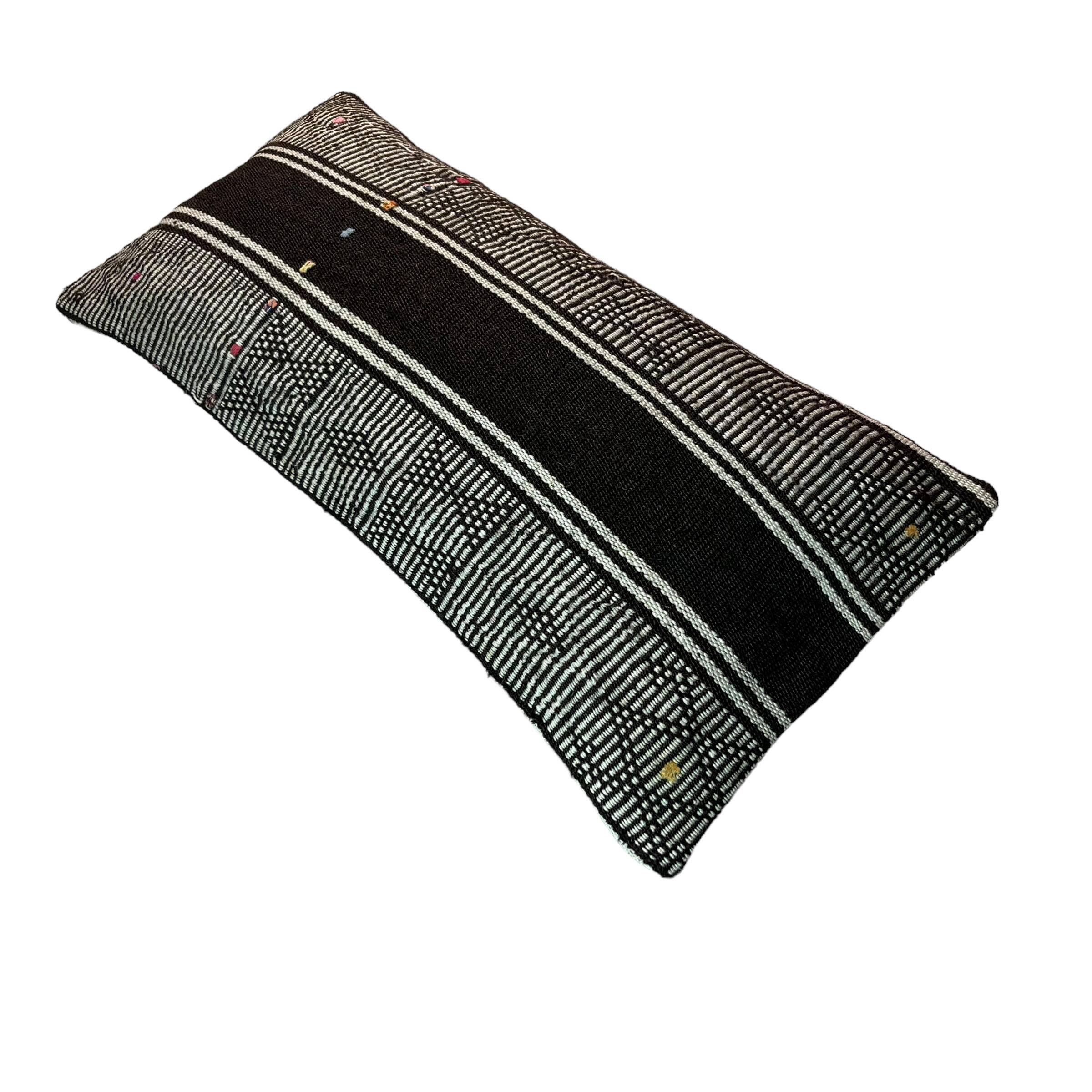 HOUSSE DE COUSSIN KILIM TURC VINTAGE, 30 X 60 CM