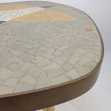 Mosaic coffee table by Berthold Müller, 1950s