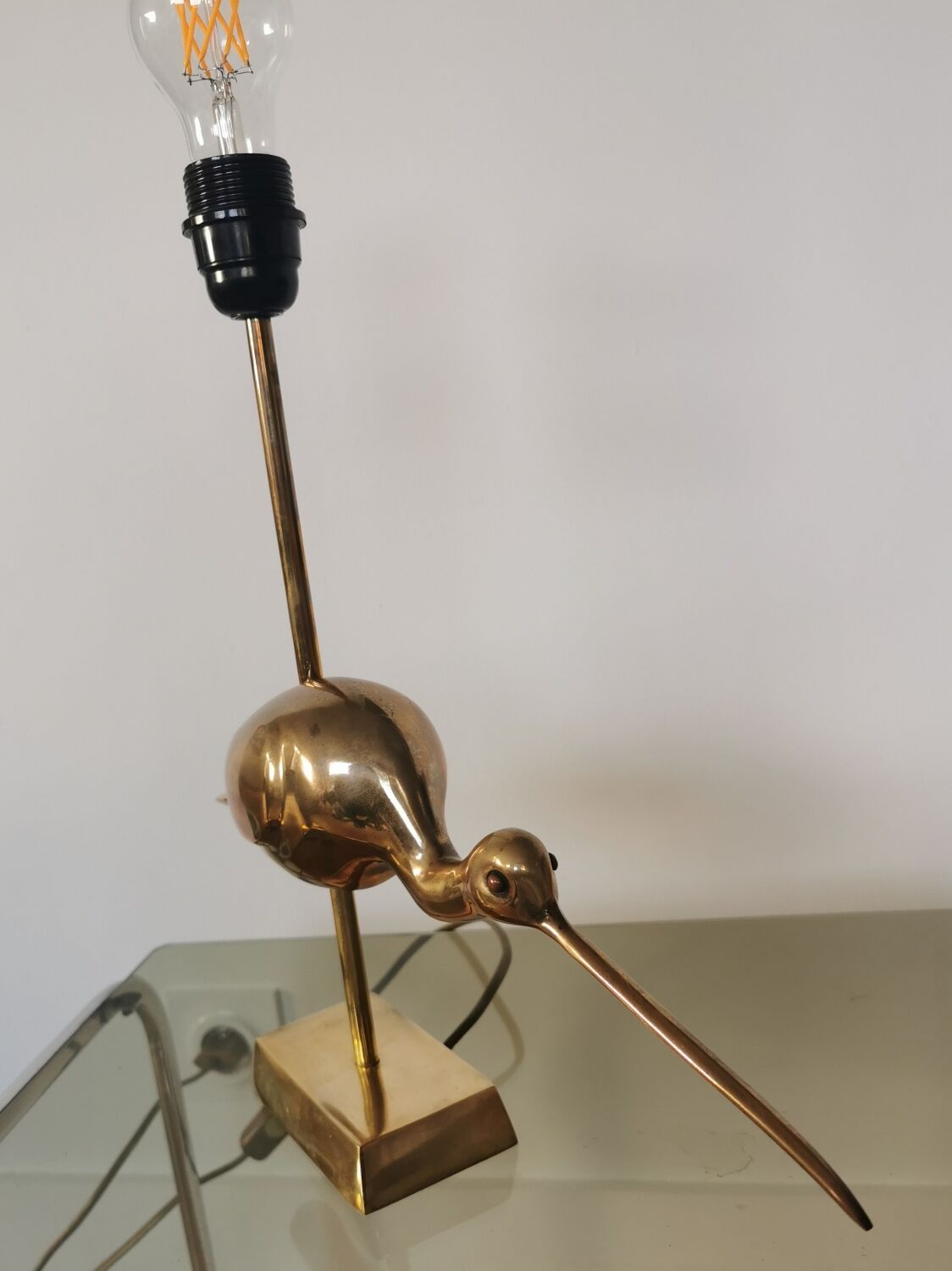 Ibis brass lamp foot