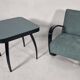 H 269 Lounge Chair and table spider by Jindřich Halabala for Up Zavody, 1940s, Set of 2