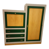 Vintage combo furniture dresser secretary wardrobe