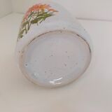 pot or cache stoneware pot decoration flowers