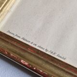 Two orthinological plates framed vintage, after J. & E. Gould (1955)