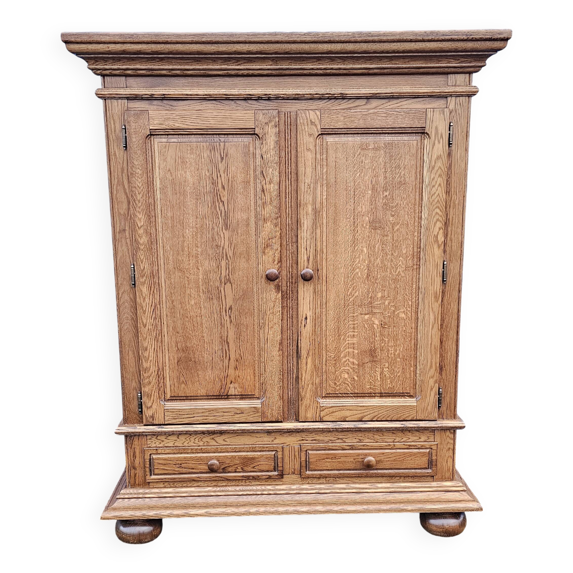 Oak wardrobe - wardrobe