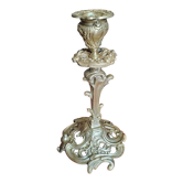 Gold bronze candle holder
