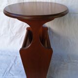 Magazine holder in cherry wood