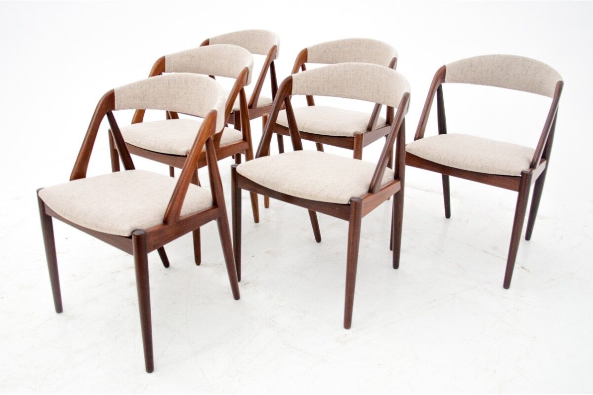 Set of 6 chairs by Kai Kristiansen, model 31, Denmark, 1960