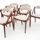 Set of 6 chairs by Kai Kristiansen, model 31, Denmark, 1960