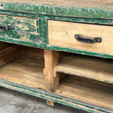 Old industrial workbench